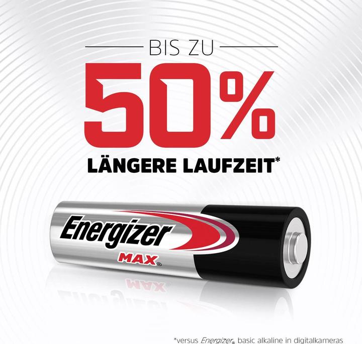 Immagine prodotto Energizer Batterie Max Alcaline Mignon, 4 + 2 gratis (6 pz., AA)