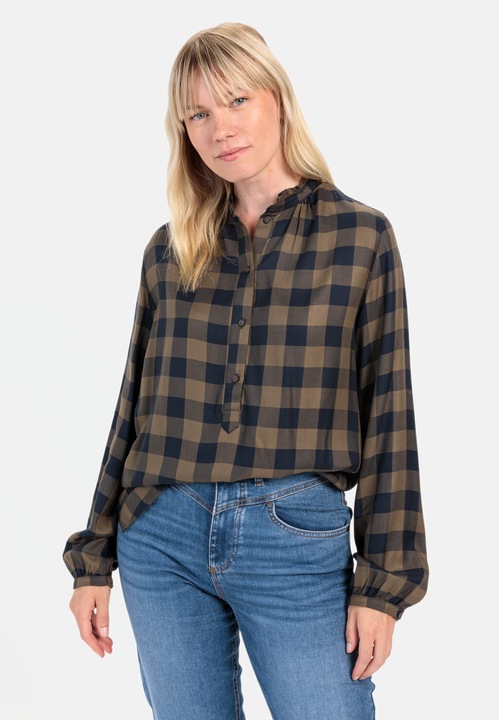 Actual product image Camel Active Regular fit checked viscose blouse (M)