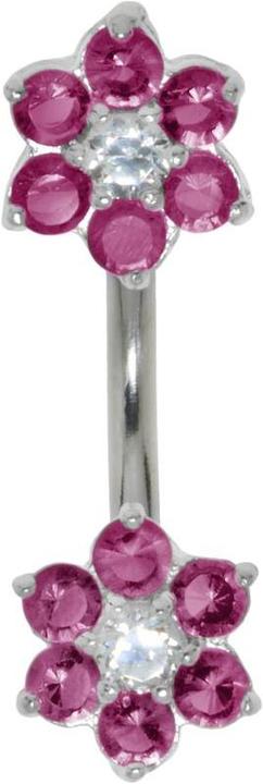 Image du produit Bijouteria Piercing nombril (Acier inoxydable, Argent 925, Zircone)