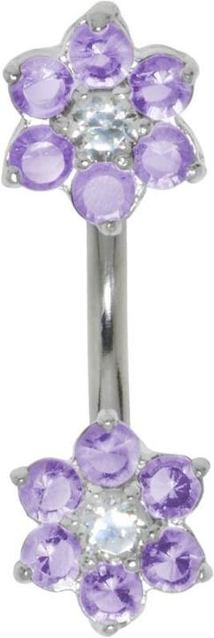 Image du produit Bijouteria Piercing nombril (Acier inoxydable, Zircone, Argent 925)
