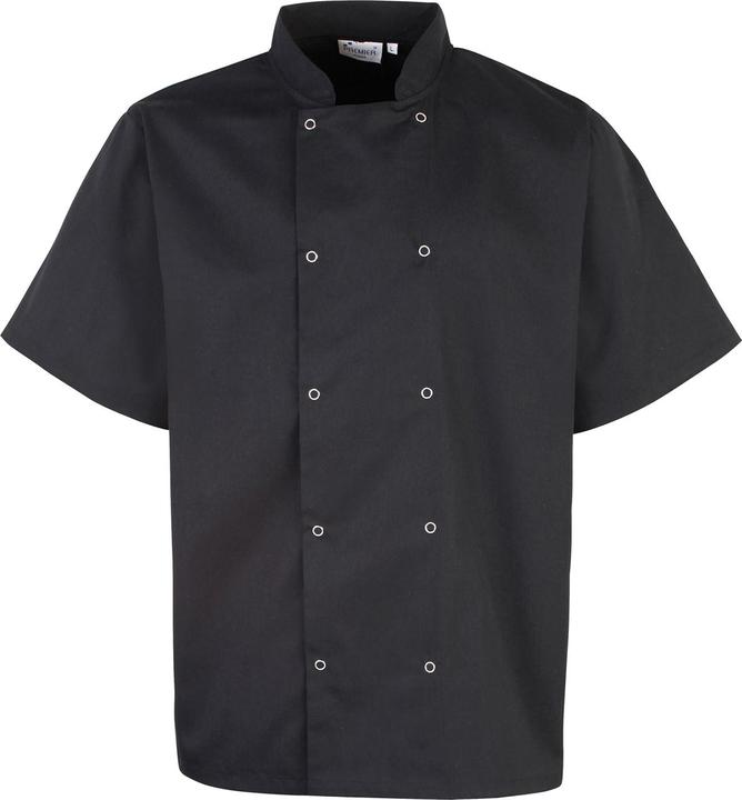 Produktbild Premier Erwachsene Stud Front Kurzarm Kochjacke (3XL)