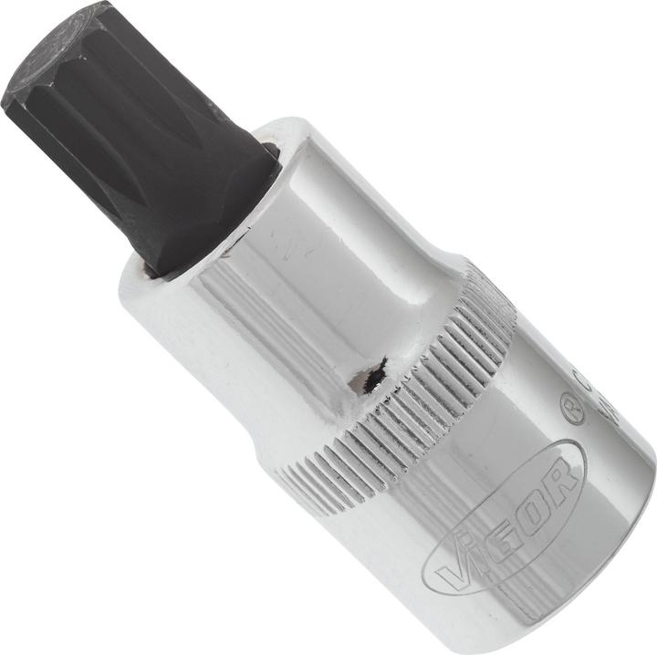 Produktbild Vigor Innenvielzahn Schraubendreher-Einsatz (XZN) ∙ V2099 ∙ Vierkant12,5 mm (1/2 Zoll) ∙ Innen Viel…