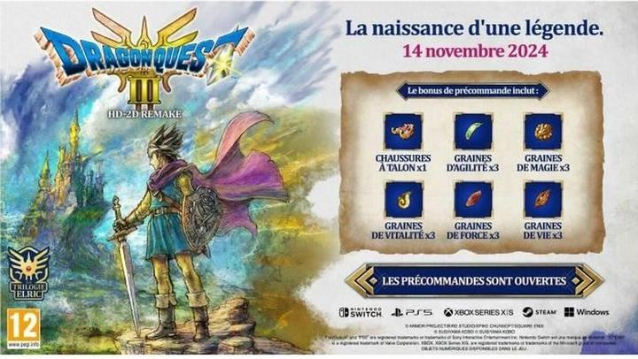 Image du produit Square Enix DRAGON QUEST III HD-2D Remake (PS5, FR)
