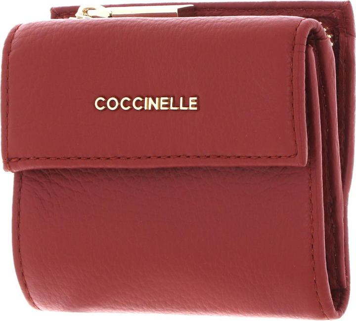 Actual product image Coccinelle Metallic Soft Mini Wallet Grainy Leather