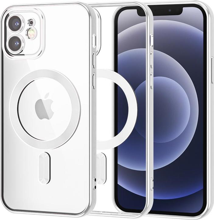 Produktbild Techsuit - Luxury Crystal MagSafe - iPhone 12 - Silver (Apple iPhone 12)