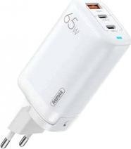 Immagine prodotto Remax Caricabatterie da parete, RP-U55, 2x USB-C, USB, 65W (bianco)
