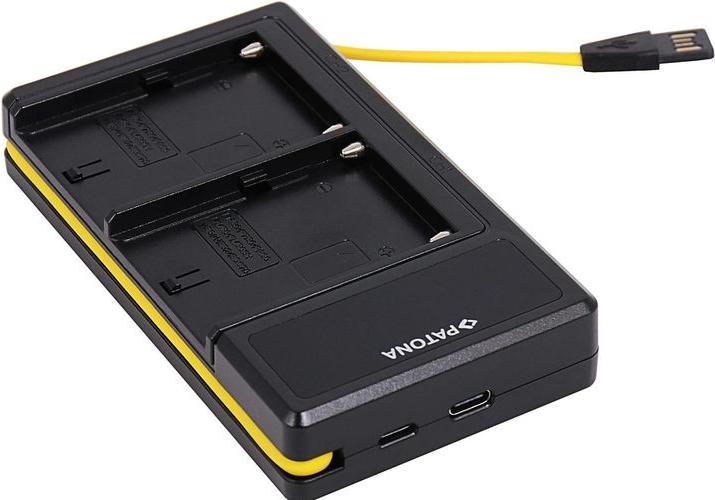 Immagine prodotto Patona Caricatore USB Sony NP-FM50, NP-F550, NP-F750 e NP-F970 (Caricabatterie per fotocamere)