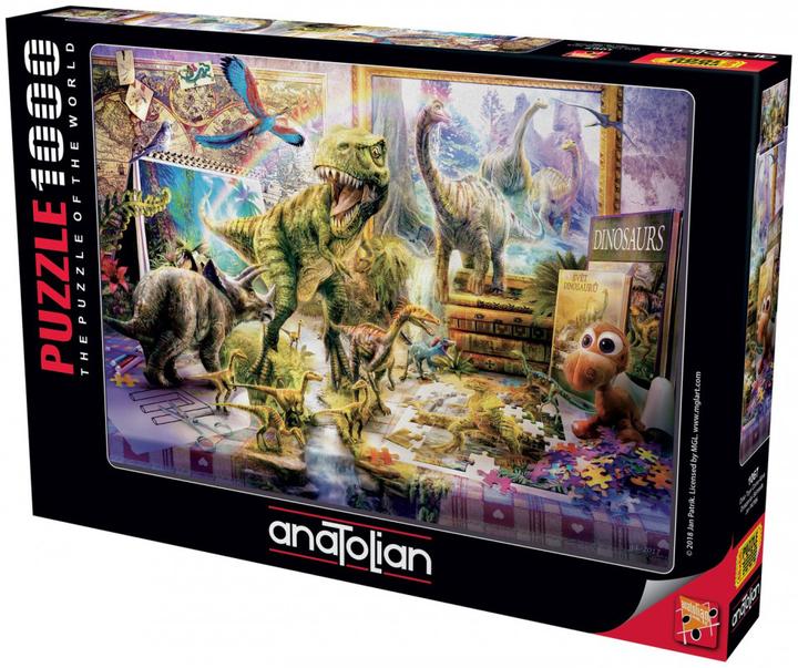 Actual product image Anatolian 1067 puzzle 1000 pcs. Dinosaurs come to life by Jan Patrik (1000 pieces)
