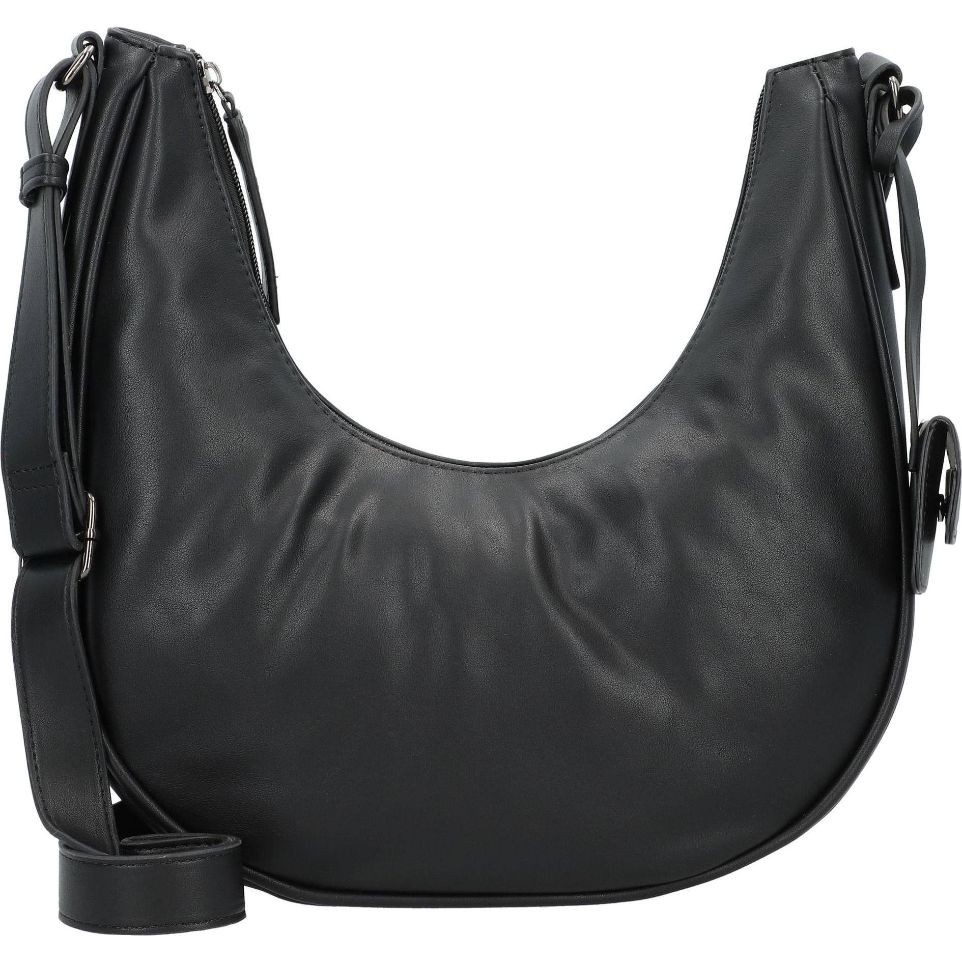 Tom Tailor, Handtasche, Bena Umhängetasche M 32 cm, Schwarz