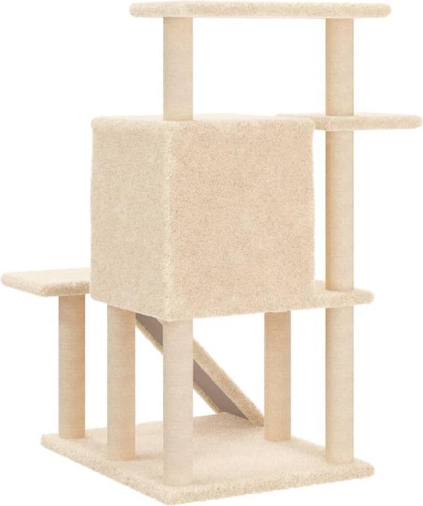 Image du produit vidaXL Kratzbaum mit Sisal-Kratzsäulen Hellgrau 97 cm,Farbe (97 cm, Gris clair)