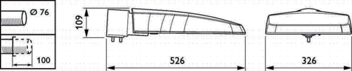 Produktbild Philips LED-Mastleuchte (3045 lm, IP66)