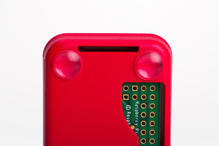 Actual product image Berrybase Official housing for Raspberry Pi Zero red/white