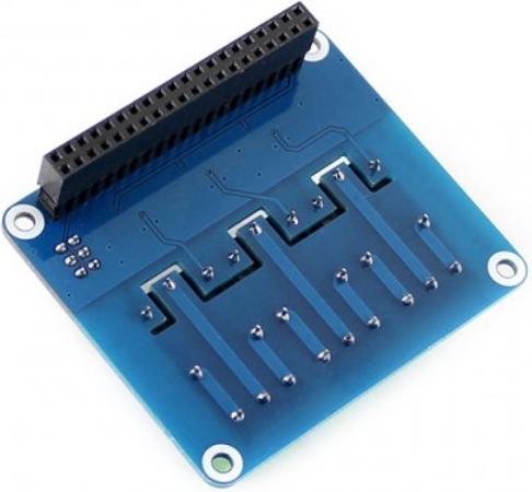Produktbild WaveShare Raspberry Pi 3-Kanal Relais Modul Expansion Board