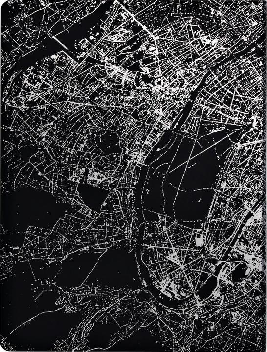 Actual product image Nuuna Nightflight L LIGHT, Paris Silver (22 x 16.5 cm, Dotted, Soft cover)