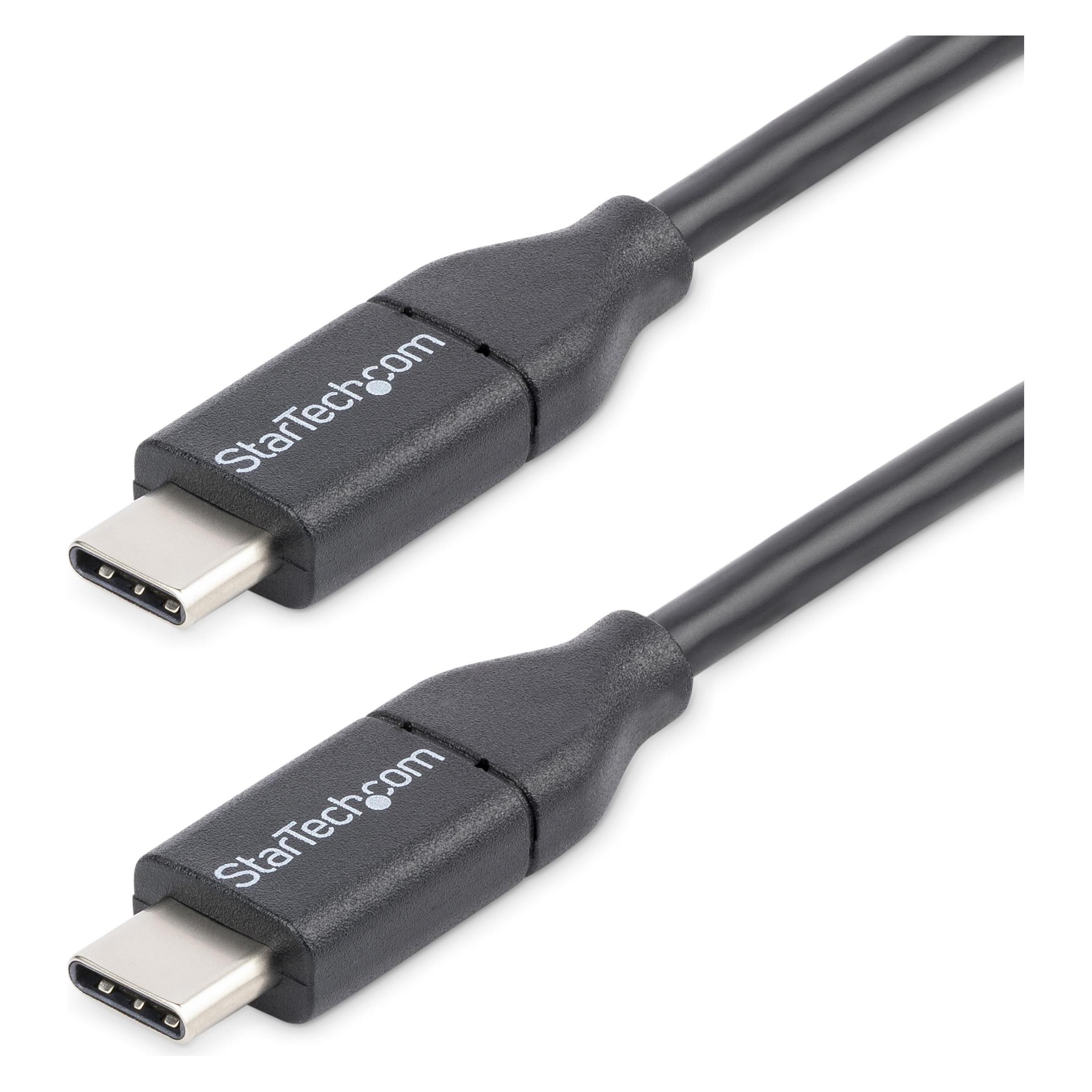 StarTech Câble USB-C - St/St - 0,5m - USB 2.0 - Câble de charge USB-C - USB 2.0 Type-C - Câble USB C court (0.50 m, USB 2.0, 60 W), Câble USB