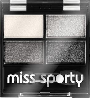 Immagine prodotto Miss Sporty Miss Sport - Studio Colour Quattro Ombretto Quadruplo 404 Real Smoky/Smokyack 5G (Vero Smoky, Nero fumé)