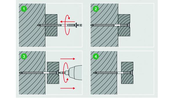 Produktbild Spax Justierschraube Flachkopf T-Star Plus T30 Halterillen 4cut Wirox (100 Schrauben pro Stück)