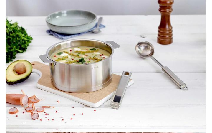 Actual product image Cristel Cristal Strate Amovible casserole Ø16cm (16 cm, Pot, Aluminium, Stainless steel)