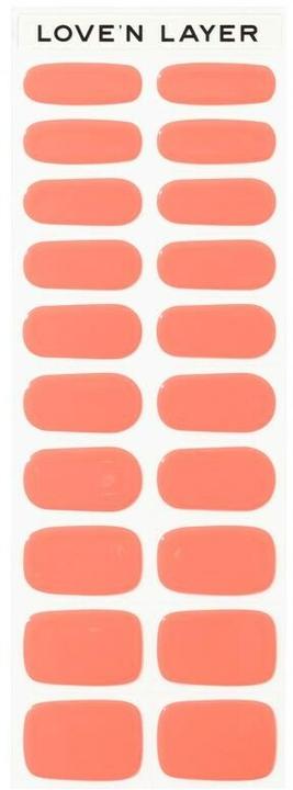 Actual product image Love'n Layer - Solid Pale Coral (Gel-Effect Nail Polish)