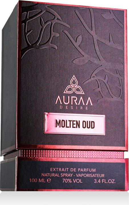 Actual product image Auraa Desire Molten Oud Extrait Perfume 100ml by - Strong Woody Scent - Extrait Perfume for Men and (Extrait De Parfum, 100 ml)