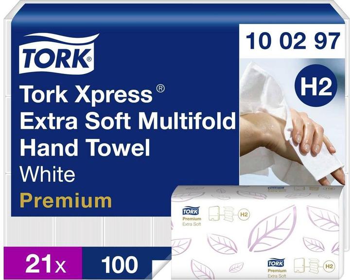 Image du produit Tork Serviettes en papier 2 couches (21 x)
