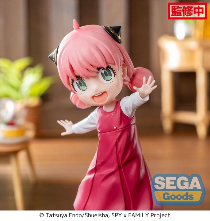 Actual product image Sega Goods Spy x Family Luminasta PVC Statue Anya Forger Season 1 Cours 2 ED Coordination Ver. 15 cm