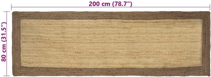 Produktbild vidaXL Moderner Teppich (200 x 80 cm)