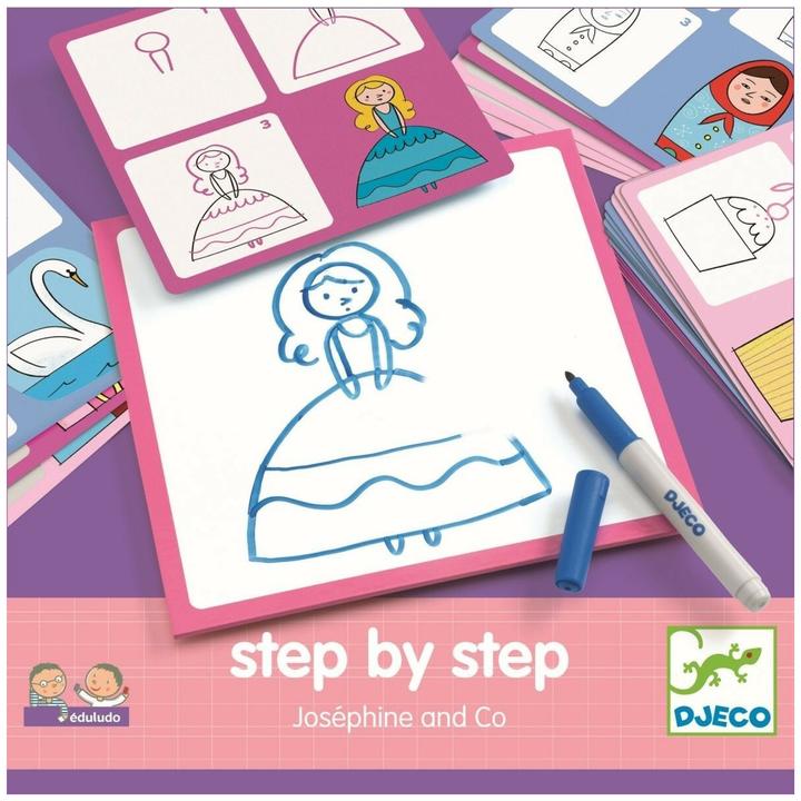 Produktbild Djeco Eduludo  Step by step Josephine and Co (mult) (Deutsch, Französisch, Italienisch, Englisch)