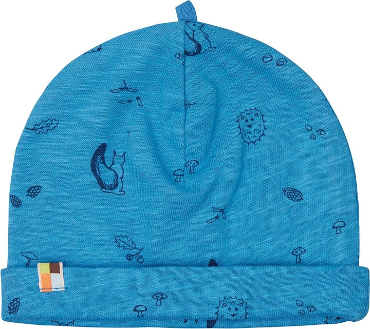 loud + proud Beanie aus Slub Jersey mit Druck
