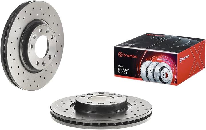 Brembo Bremsscheibe XTRA LINE - gelocht/beschichtet 09.8303.1X