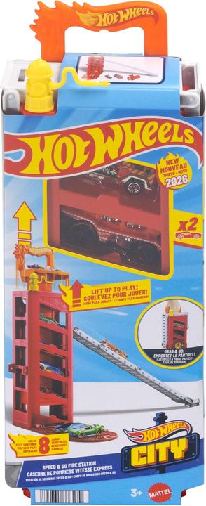 Mattel HW CITY wyścigowa remiza JMJ54