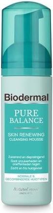 Immagine prodotto Bioderma Biodermal Pure Balance Mousse detergente rinnovatrice della pelle - Detergente per il viso - Mousse (Mousse detergente)