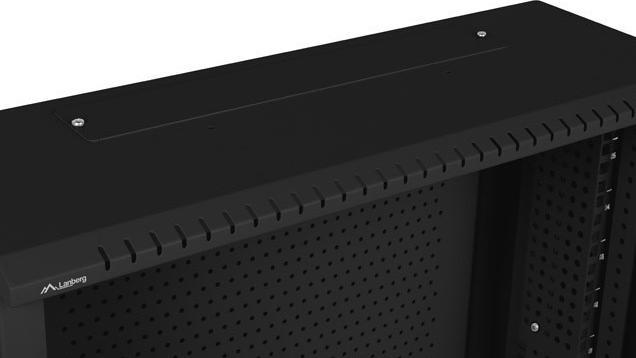 Produktbild Lanberg SZAFA INSTALACYJNA RACK WISZĄCA 19 6U+3U 540X200 NISKOPROFILOWA CZARNA (ZŁOŻONA) (6 HE, 19 Zoll Rack)
