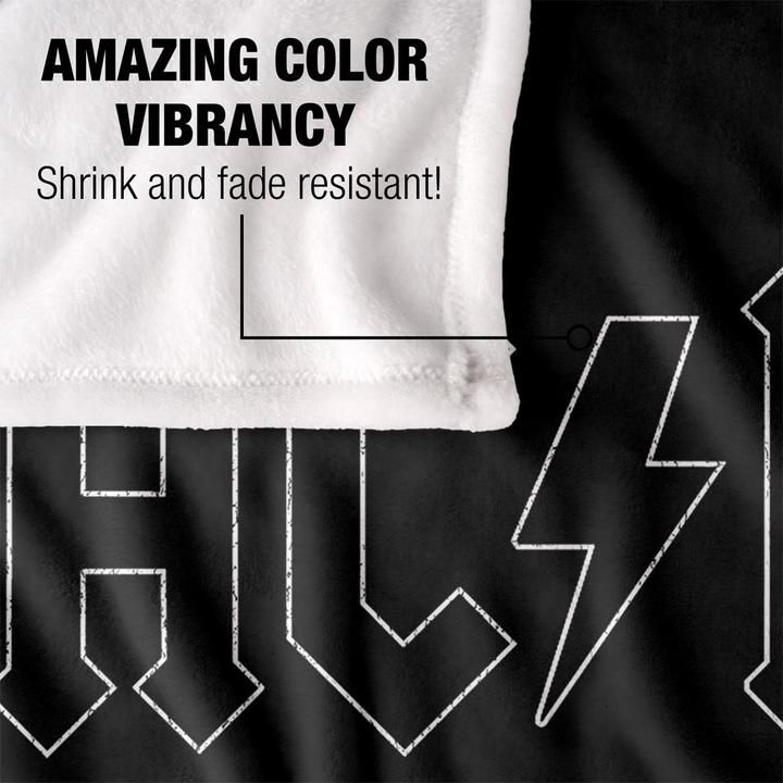 Image du produit AC/DC - Couverture BACK IN BLACK (152 x 127 cm)