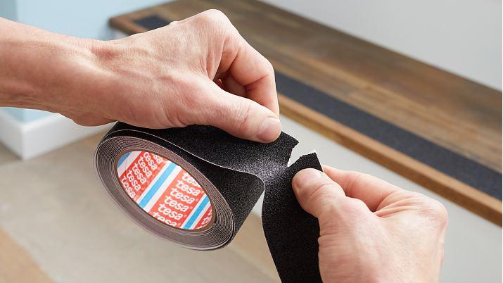 Actual product image tesa Anti-slip tape, non-slip adhesive tape for indoors and outdoors (25 mm)