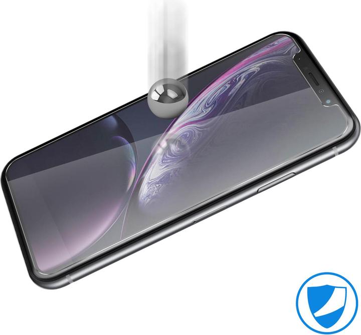 Actual product image Avizar Crystal clear film, glass screen protector (1 Piece, Apple iPhone XR)