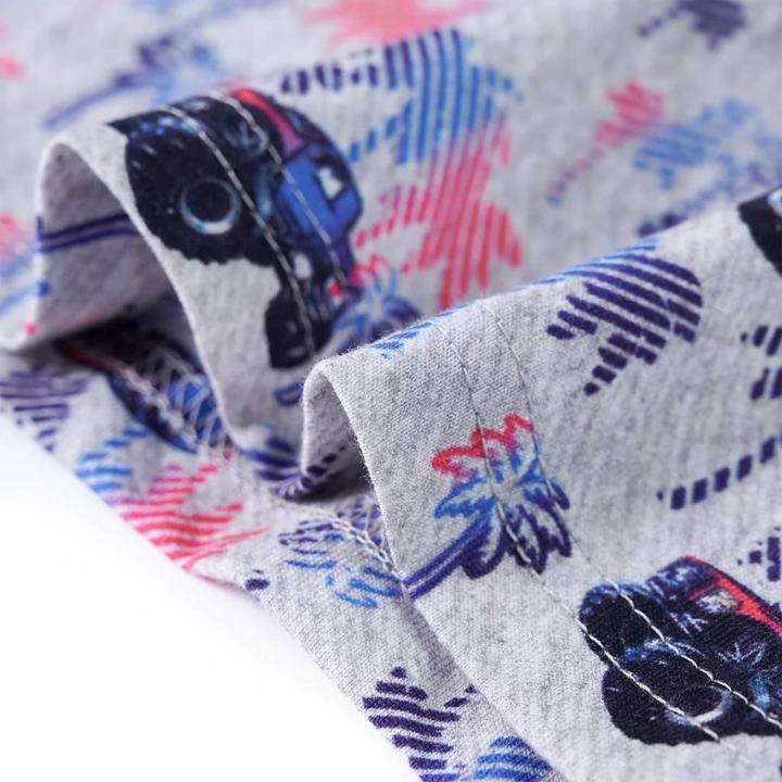 Immagine prodotto vidaXL Maglietta da bambino grigio melange 92,Materiale: 100 (92)