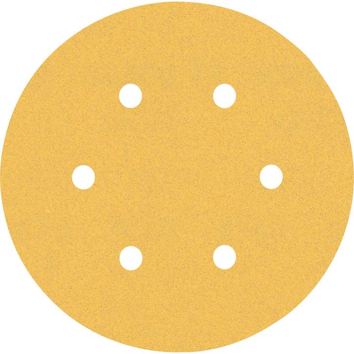 Bosch Professional Zubehör Expert C470 Sandpaper with 6 holes for random orbital sander, 150 mm, G 120, 50 pcs. (120)