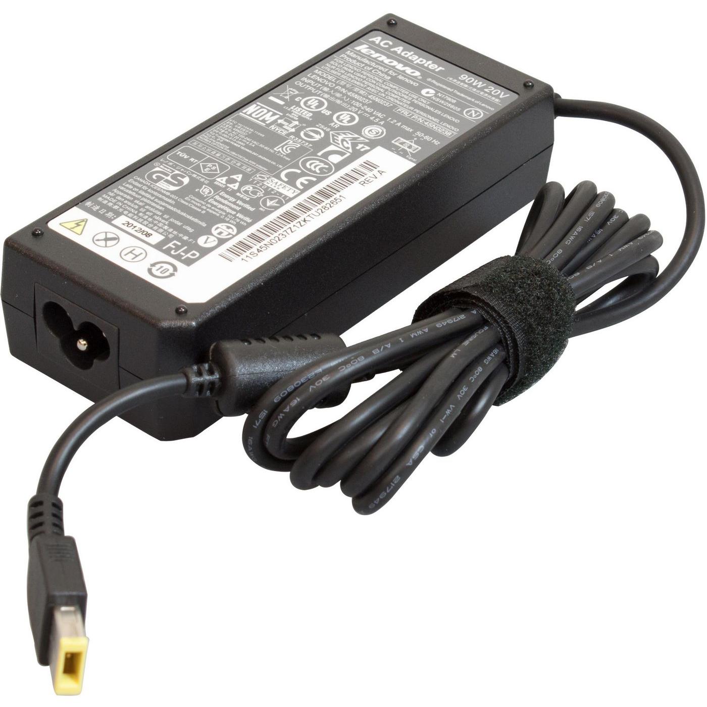 Thumbnail - Lenovo ThinkPad 90W AC Adapter (Slim Tip) (90 W), Notebook Netzteil, Schwarz
