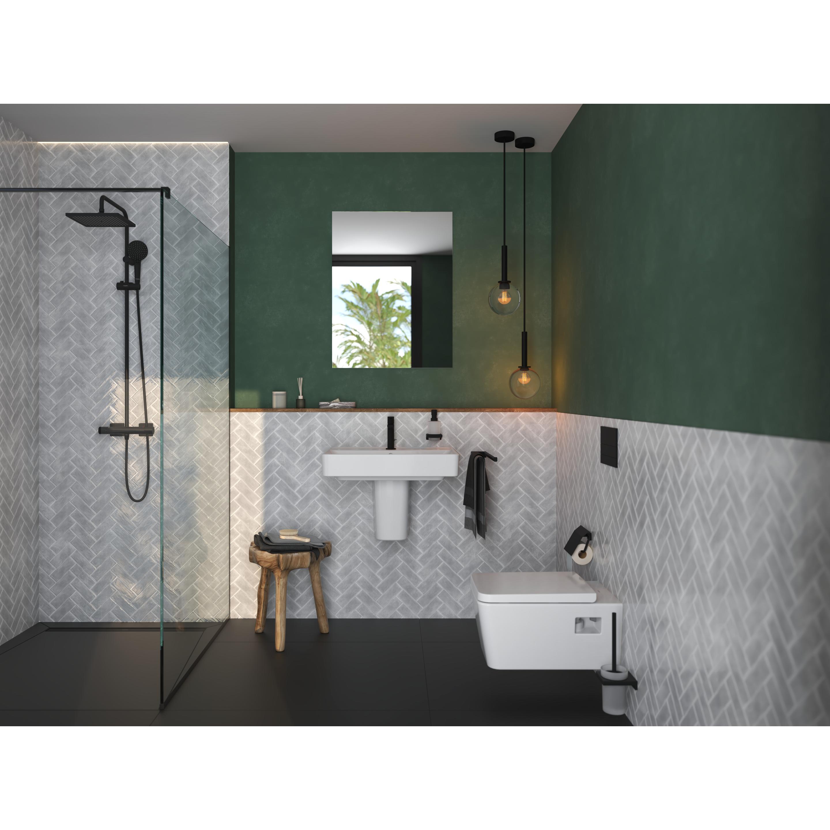 Thumbnail - hansgrohe, WC Deckel, EluPura Original Q WC-Sitz, mit Deckel, weiss, 365x440x45mm