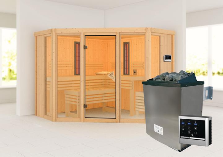 Image du produit Karibu Cabine infrarouge Asta accès d'angle (Contrôle externe de 9 KW)