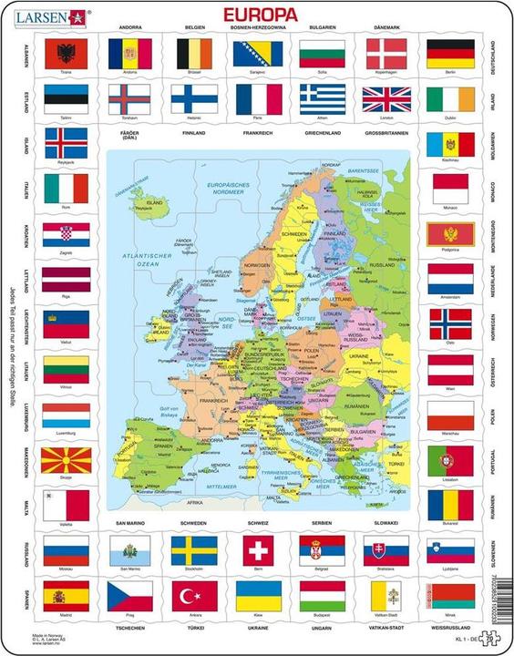 Produktbild Larsen Europa (70 Teile)