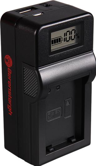 Actual product image Berenstargh Synchronous Charger with USB (Camera battery charger)