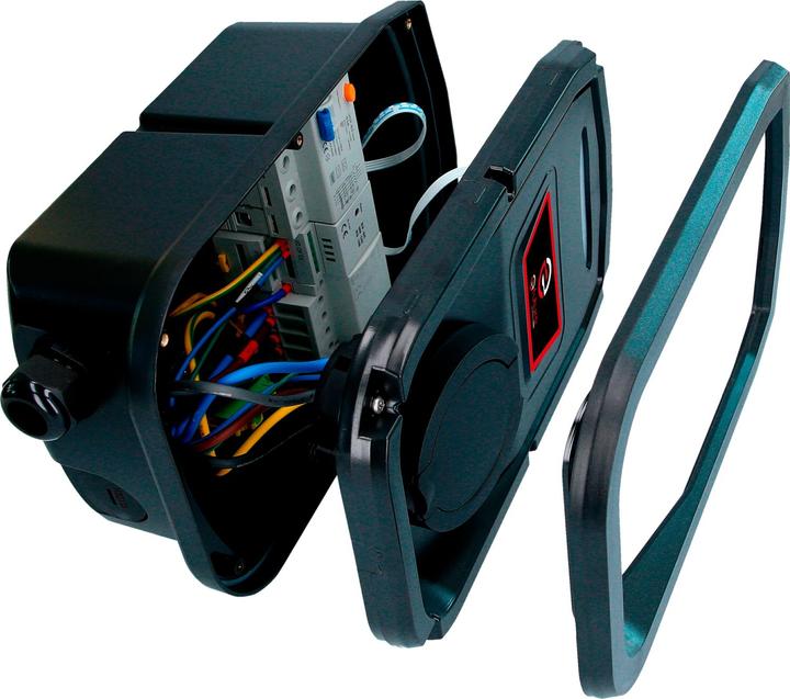 Actual product image KS Tools efuturo wallbox with type 2 power socket, three phase, without RFID access (Type 2, 11 kW, 16 A, Type 2)