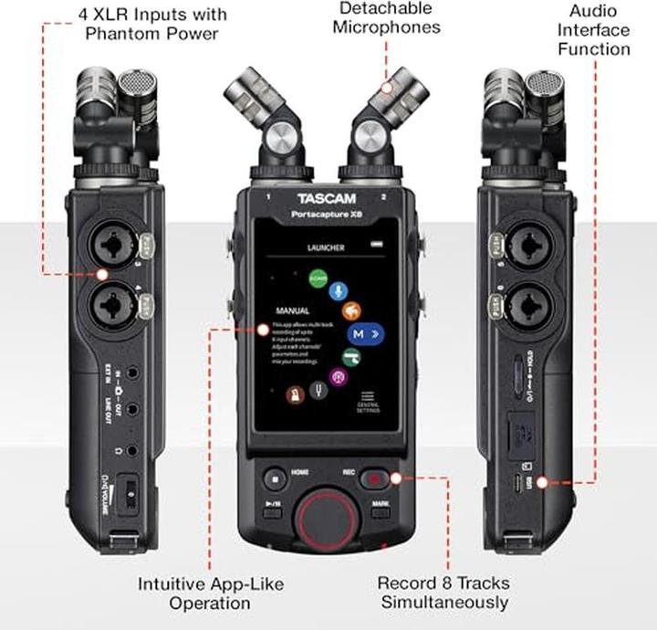 Image du produit Tascam Portacapture X8 (Enregistreur multipiste)