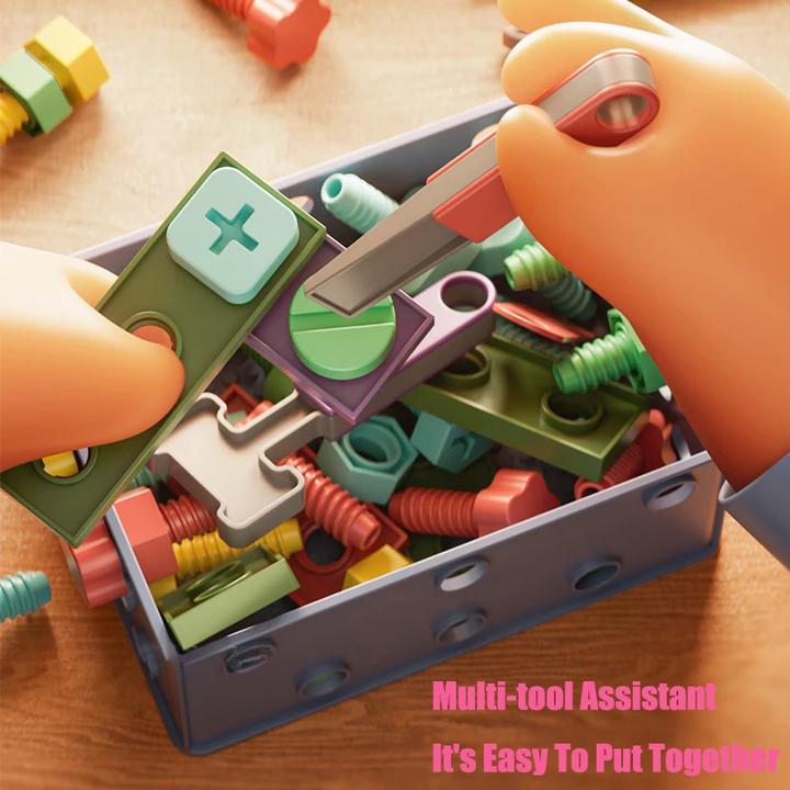 Image du produit Activity Board Kit de réparation de vis pour enfants Jouet pour mère Outil de démontage et d'assemblage Ensemble