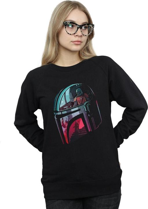 Produktbild Star Wars The Mandalorian Mandalore Helmet Reflection Sweatshirt (XL)