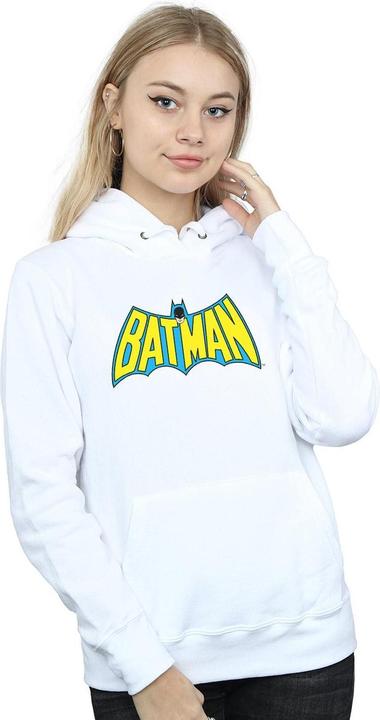 Immagine prodotto Batman Retro Logo Felpa con Cappuccio Donna (M)