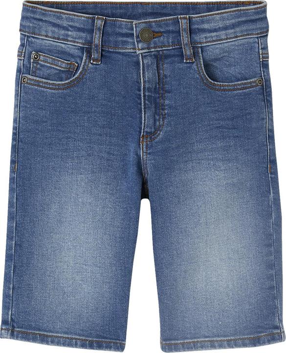 Produktbild Vertbaudet Jungen Jeansshorts BASIC OEKO-TEX®, Bundweite verstellbar