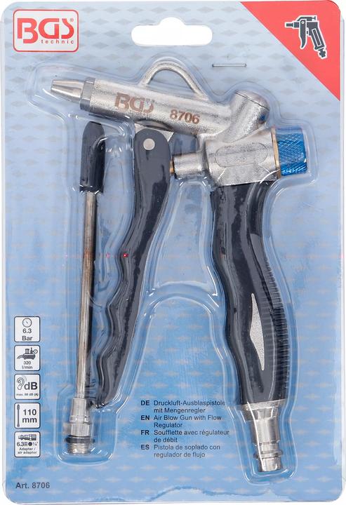 Image du produit BGS Soufflette avec régulateur de débit